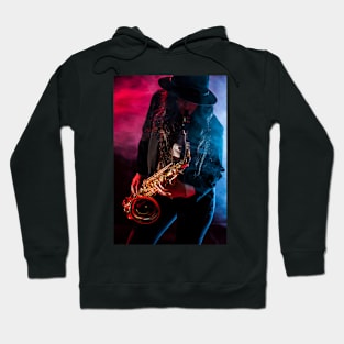 Sax Lady Hoodie